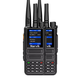 2 DuoLink Narvik Radios Dual Mode Worldwide Walkie Talkie + UHF Radio