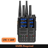 2 DuoLink Narvik Radios Dual Mode LTE Worldwide Walkie Talkie + UHF (GMRS Required) Radio